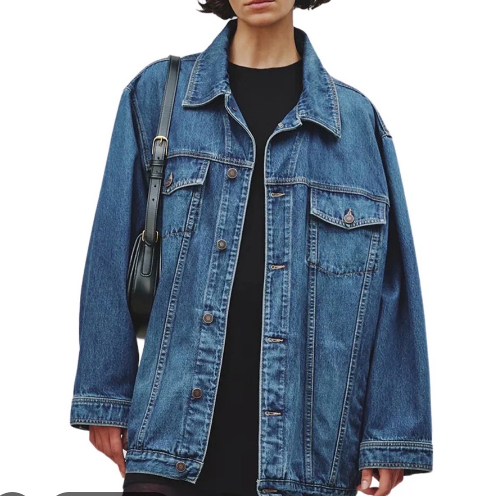 Nili Lotan Dark Blue Denim Jacket